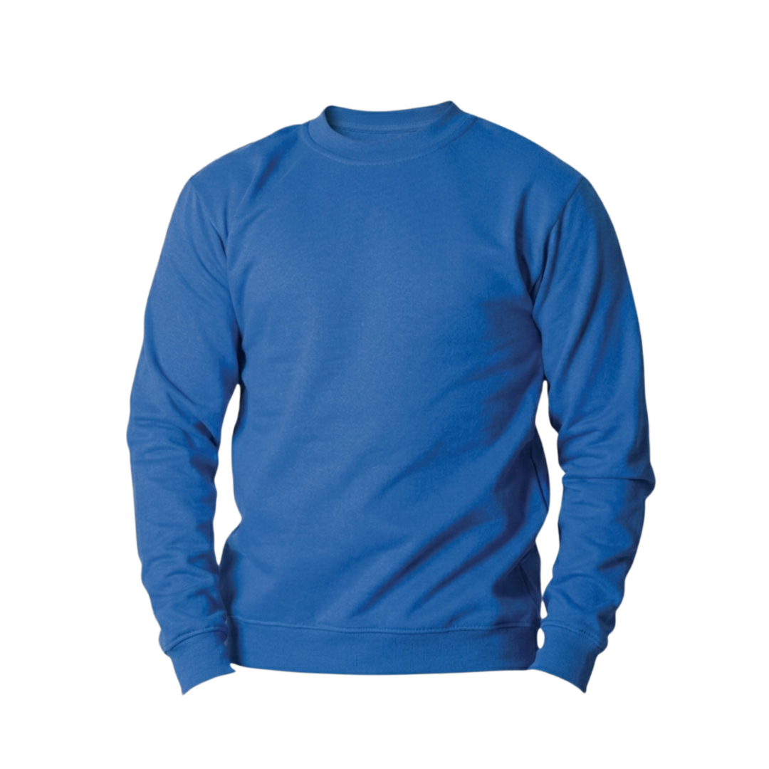 İki İplik Sıfır Yaka Sweatshirt