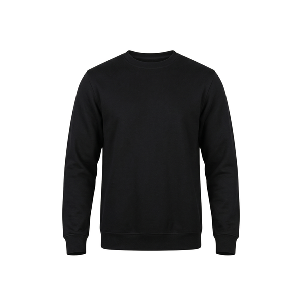 Üç İplik Şardonlu Sıfır Yaka Sweatshirt
